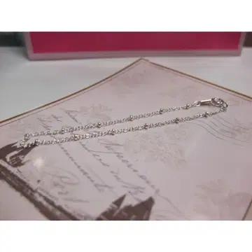 블룸 BLOOM 실버 925 체인 팔찌 미사용품