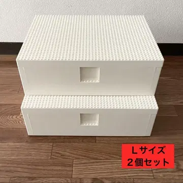 LEGO 레고 박스 L 사이즈 2개 세트 대 IKEA 이케아