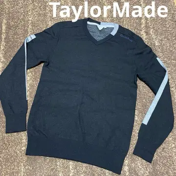 새상품급 TaylorMade 메이드 남성용 골프 울 니트 스웨터 M