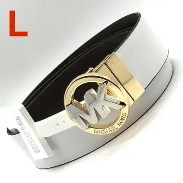 [ 새상품 ] 마이클코어스 MK 여성용 벨트 리버서블 화이트 L