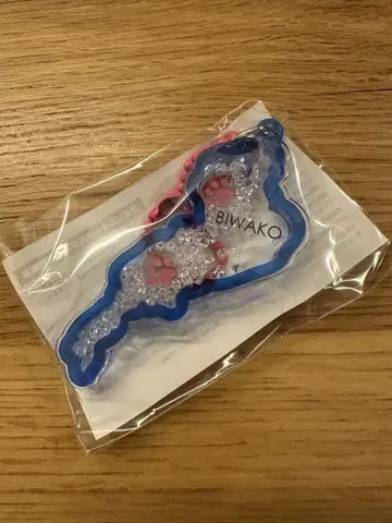 비와코 아크릴 키링 발바닥 블루