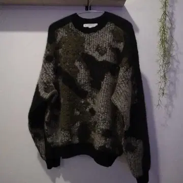 Y-3 카모플라쥬 패턴 니트 스웨터 M
