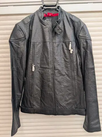 Ducati Puma 블랙 가죽 자켓