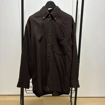 UNIQLO U 드레이프 셔츠 브라운