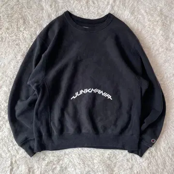 90s 00s Champion 프리미엄 리버스 위브 맨투맨 블랙