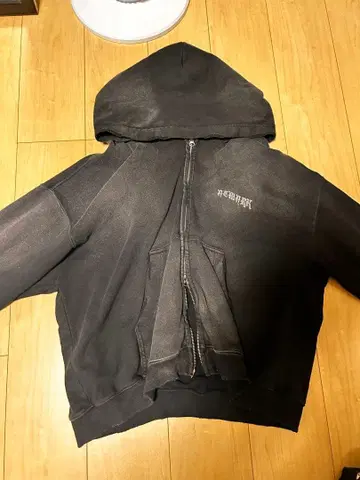 ATMARK 후드티 프론트 지퍼