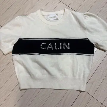 모텔 마자린 칼린 반팔 니트 스웨터 F