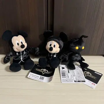 디즈니 미키마우스 킹덤하츠 마스코트 전 3종 세트