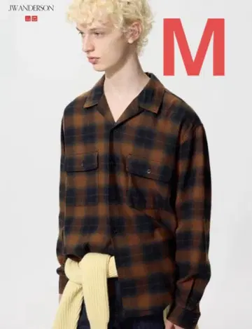 JW ANDERSON 브러쉬드 코튼 오버 사이즈 셔츠 M 사이즈
