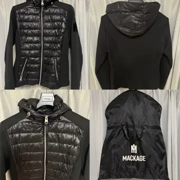 MACKAGE 맥케이지 믹스 미디어 자켓 블랙 M 38