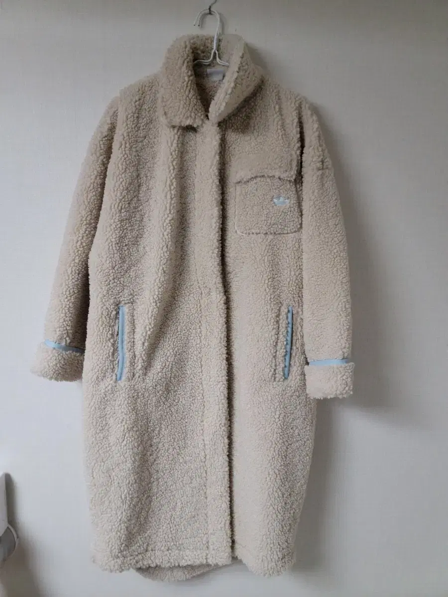 ADIDAS 아디다스 Adidas Fleece Long Coat M #아디다스,#뽀글이