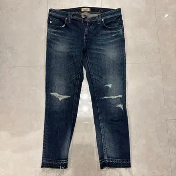 YANUK 데미지 데님 팬츠 25 WCB