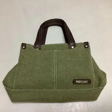 PERSON'S 그린 토트백