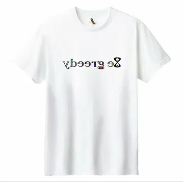 8egreedy 티셔츠 거울