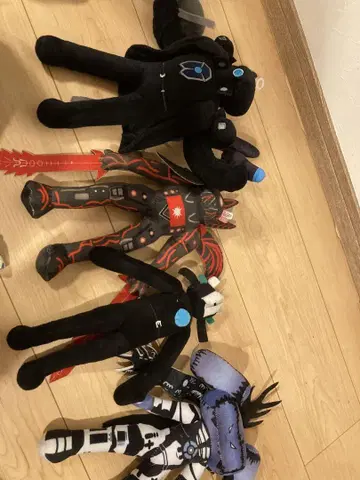 타이탄 카메라맨 캐릭터 봉제 인형 4체 세트