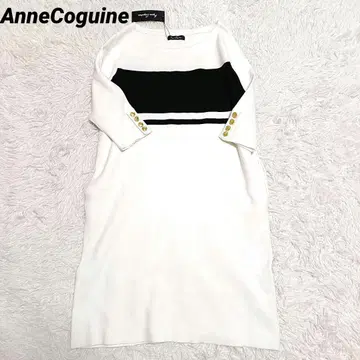 새상품 AnneCoguine 앙코키뉴 골드 버튼 원피스