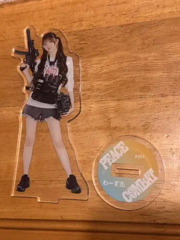 와-스타 미시나 루카 아크릴 스탠드 PEACE COMBAT 콜라보