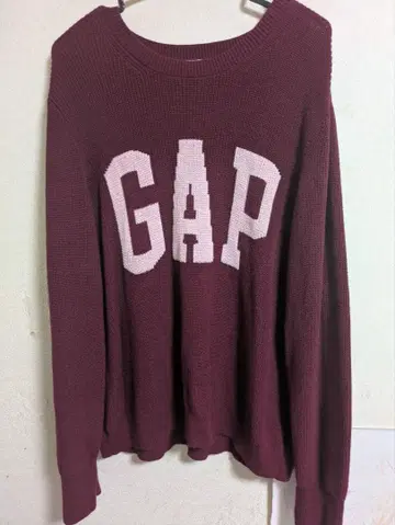 GAP 니트 스웨터 레드
