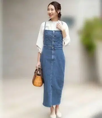 어반리서치 로쏘 x Lee 데님 점퍼 스커트