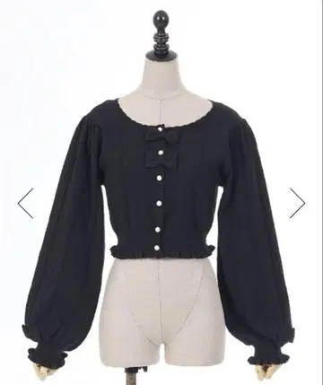 axes femme kawaii 하트 시스루 긴팔 니트 가디건 블랙