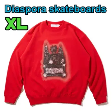 Diaspora skateboards Spiky Boy 맨투맨 XL