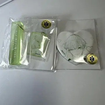 불가항력의 I LOVE YOU 복권 메이트 아크릴 키 체인 캔뱃지