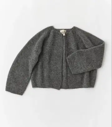 스트레치 슈퍼 키드 모헤어 숏 가디건 unfil