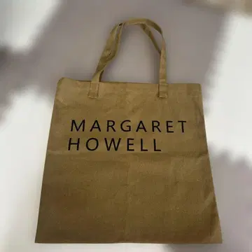 MARGARET HOWELL 브라운 토트백