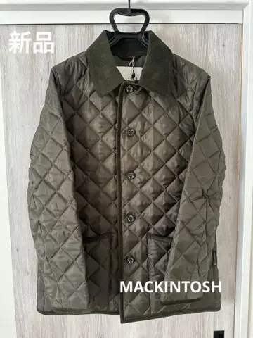 [ 새상품 ] 매킨토시 카키 퀼팅 블루종