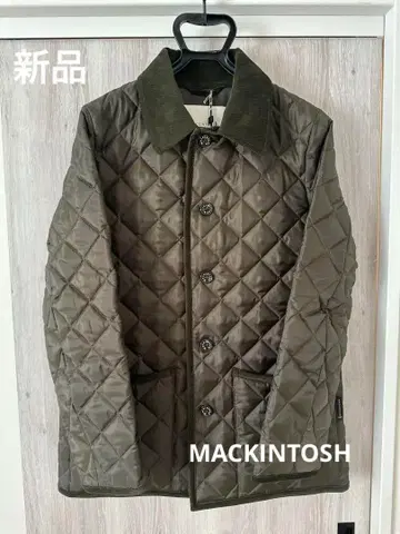 [ 새상품 ] 매킨토시 카키 퀼팅 블루종