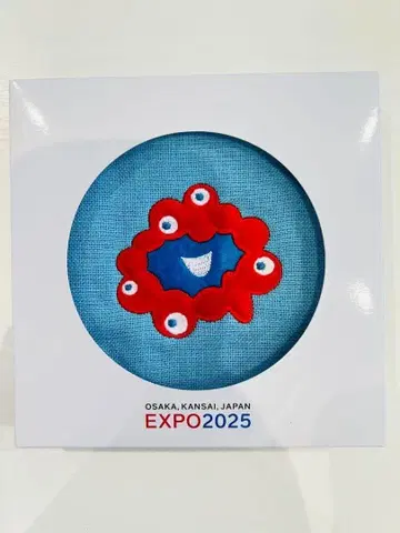 EXPO 2025 미야쿠미야쿠 박람회 손수건 스카이블루 치 에크 엑스포