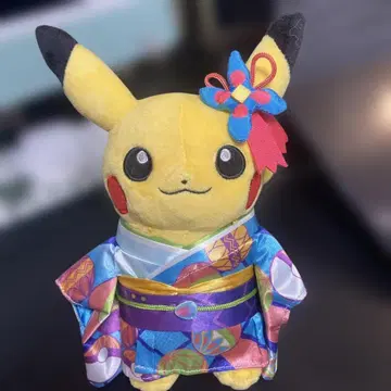 피카츄 기모노 봉제 인형 약 30cm
