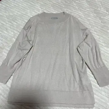 마가렛호웰 코튼 실크 니트 2 사이즈 M 그레이지 얇은 소재