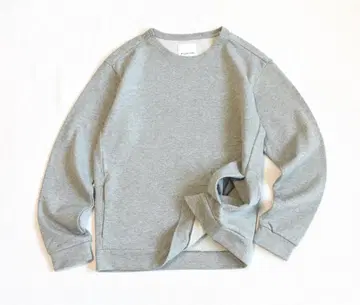 STILL BY HAND 포켓 부착 그레이 맨투맨 46 일본제