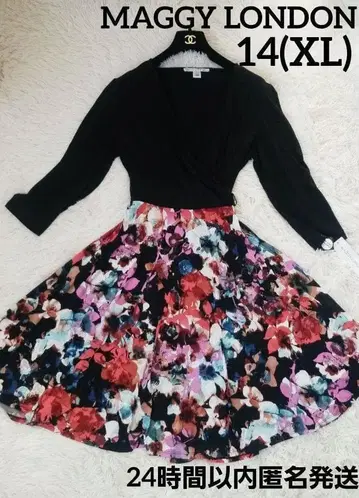 새상품 MAGGY LONDON 플라워 카슈쿨 원피스 14