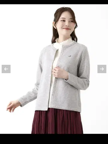 택 포함 새상품 크로커다일 스냅 버튼 가디건