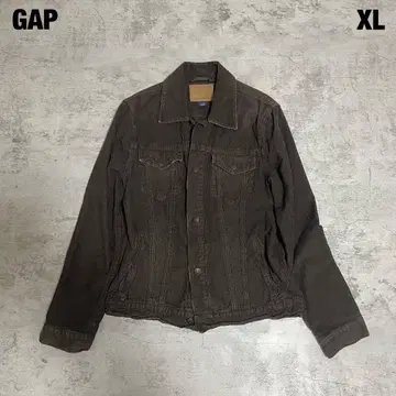 GAP 데미지 가공 코듀로이 자켓 XL 브라운 여성용