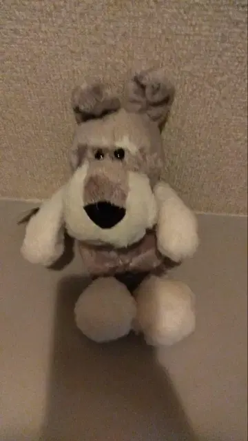 슈나우저 강아지 봉제 인형 25cm