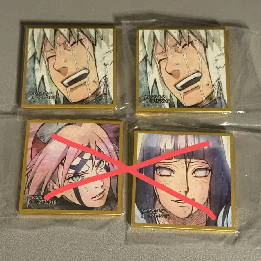Selling Naruto mini shikishi gacha