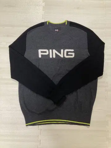 PING 그레이 블랙 긴팔 스웨터