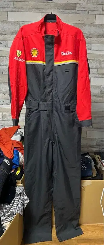 쉘 Ferrari Helix 오버롤 LL