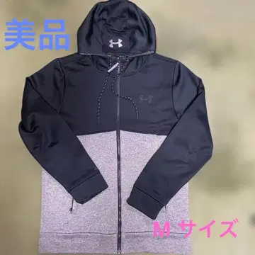 언더아머 후드 부착 후드티 블랙/그레이