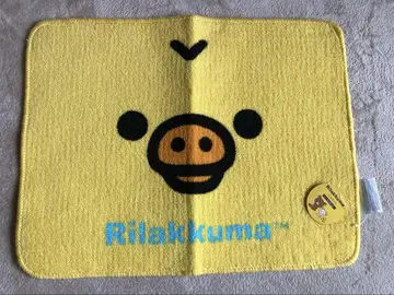 리락쿠마 키이로이토리 욕실 매트