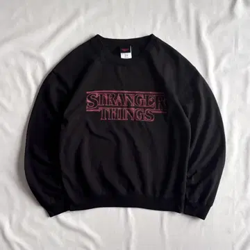 NETFLIX STRANGER THINGS logo sweat BLK