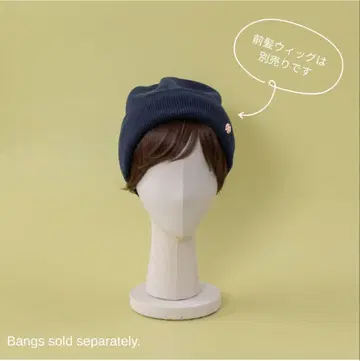 네이비 비니 로고 포함