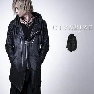 civarize V 레이스락 h 라이더스 드레이프 후드티