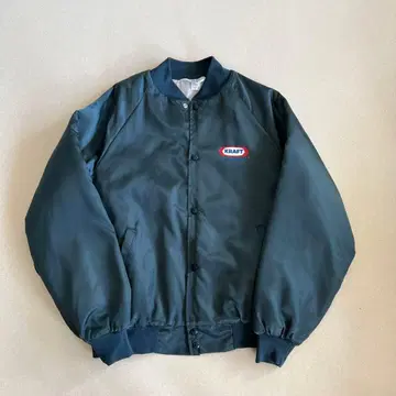 90s 미국제 KRAFT 바시티 자켓 westark 짧은 기장 기업 로고