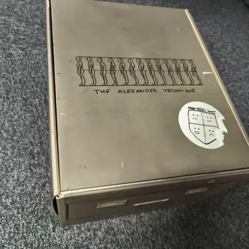 the alexander technique 한정판 BOX T셔츠 새상품