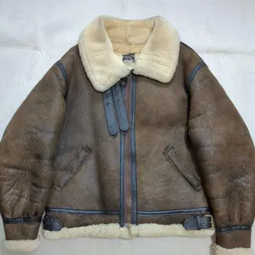 아비렉스 B-3 플라이트 자켓 42사이즈 무스탕 천연 가죽