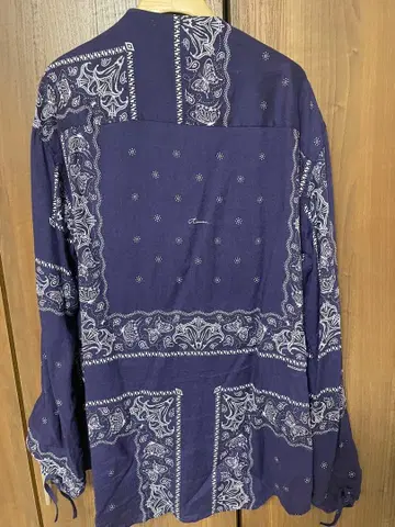 Azuma. ] 아즈마 BANDANA PULLOVER SHIRT 네이비